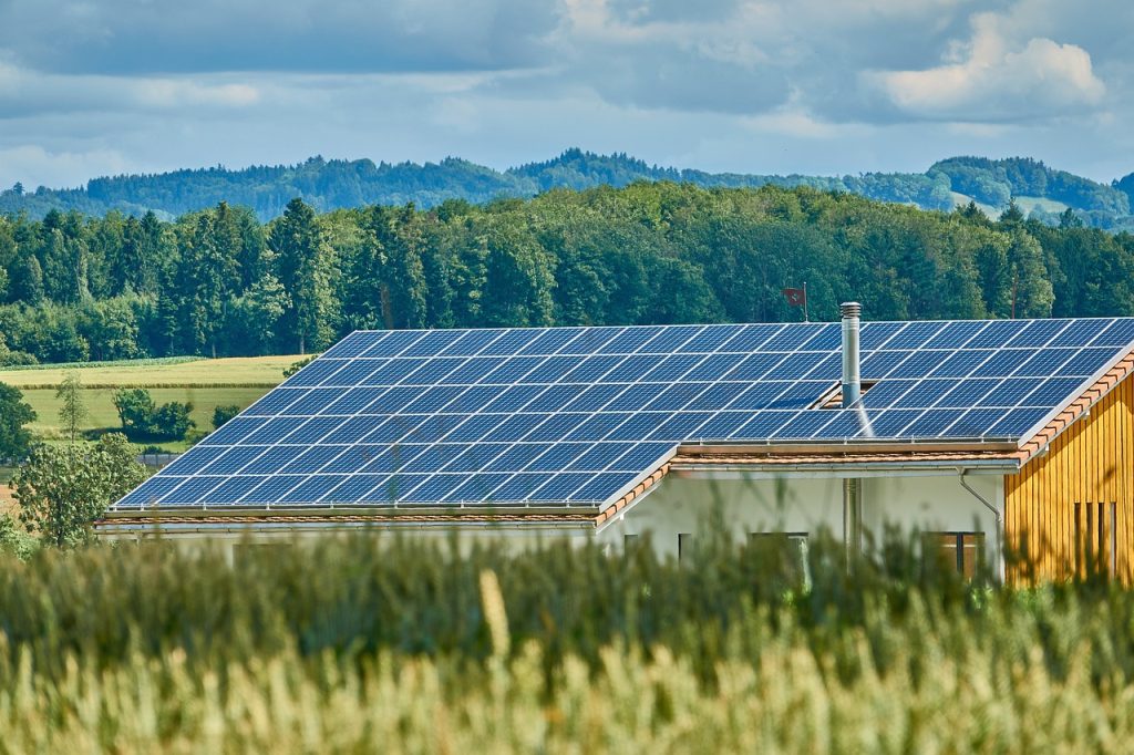 Solceller på tak